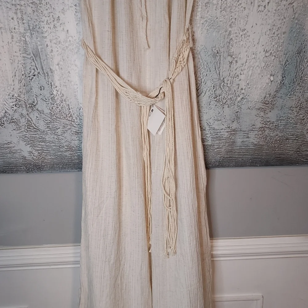 ZARA Wrinkle Look Wide Leg Jumpsuit